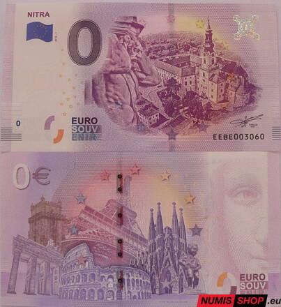 Slovensko - 0 euro souvenir - Nitra