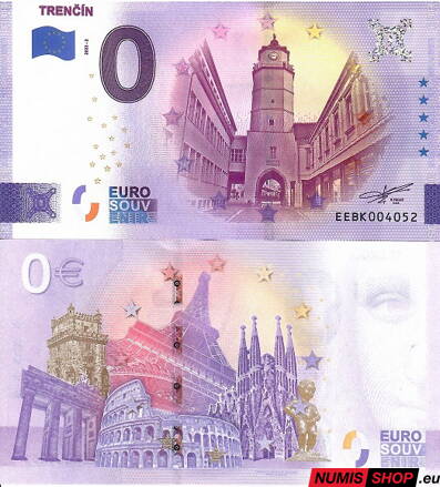 Slovensko - 0 euro souvenir - Trenčín 2022