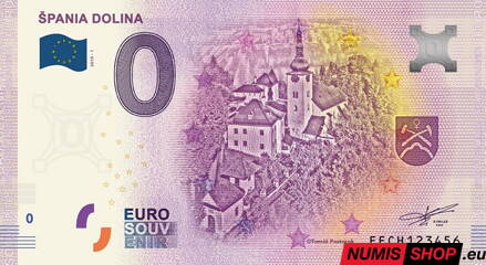 Slovensko - 0 euro souvenir - Špania dolina