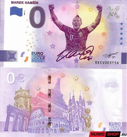 Slovensko - 0 euro souvenir - Marek Hamšík