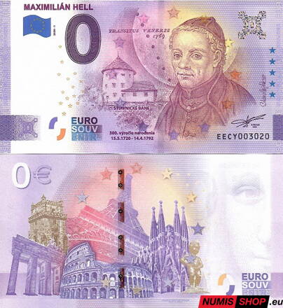 Slovensko - 0 euro souvenir -  Maximilián Hell