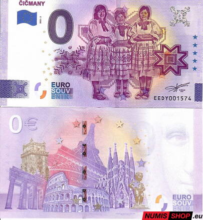 Slovensko - 0 euro souvenir - Čičmany 2022