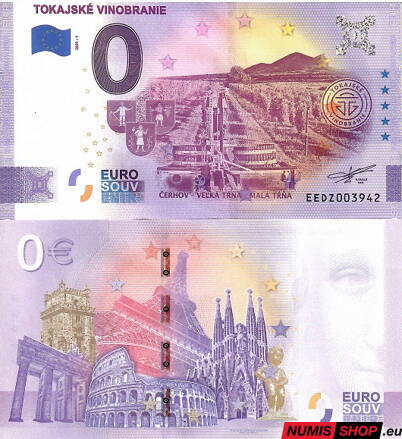 Slovensko - 0 euro souvenir - Tokajské vinobranie