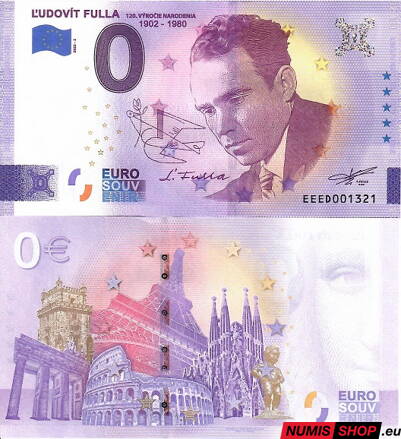 Slovensko - 0 euro souvenir - Ľudovít Fulla