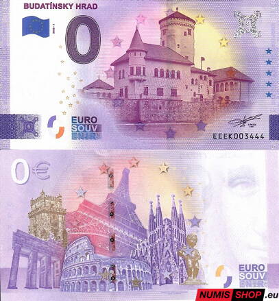 Slovensko - 0 euro souvenir - Budatínsky hrad