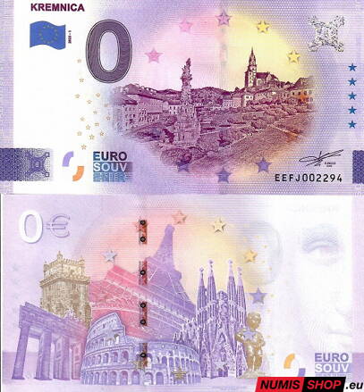 Slovensko - 0 euro souvenir - Kremnica 2023