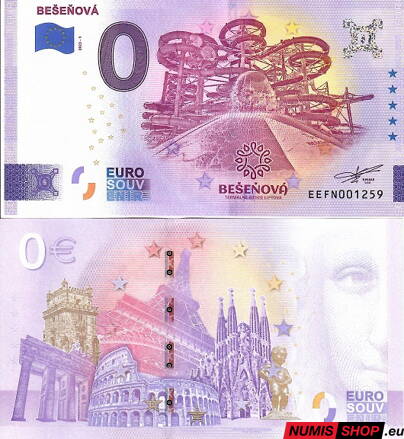 Slovensko - 0 euro souvenir - Bešeňová