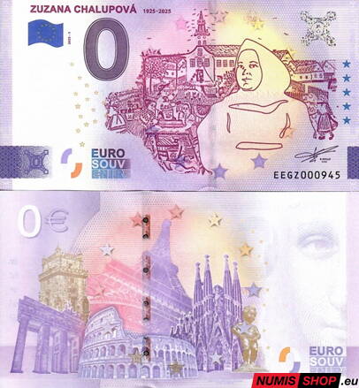 Slovensko - 0 euro souvenir - Zuzana Chalupová