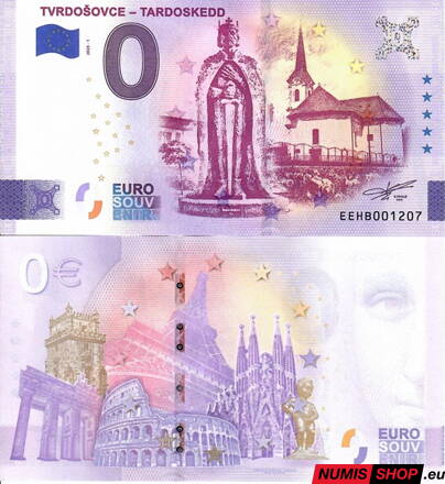 Slovensko - 0 euro souvenir - Tvrdošovce - Tardoskedd
