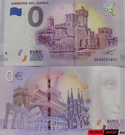 Taliansko - 0 euro souvenir - Sirmione del Garda