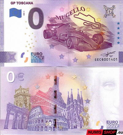 Taliansko - 0 euro souvenir - GP Toscana - Mugello - Anniversary