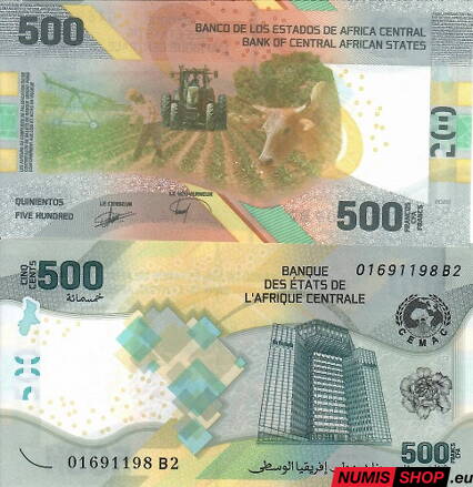 Central African States - 500 francs - 2020 - UNC