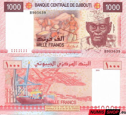Džibutsko - 1000 francs - 2005 - UNC
