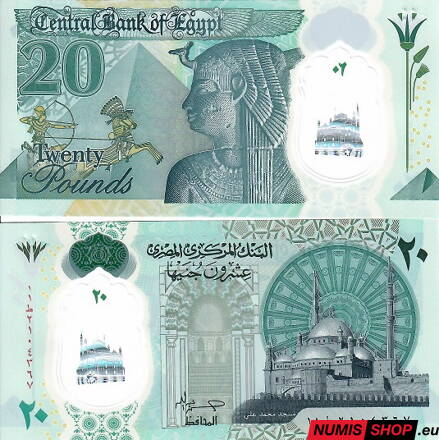 Egypt - 20 pounds - 2023 - polymer - UNC