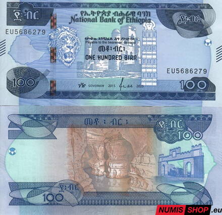 Etiópia - 100 birr - 2023 - XF