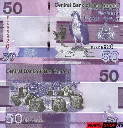 Gambia - 50 dalasis - 2023 - UNC