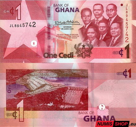 Ghana - 1 cedi - 2019