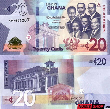 Ghana - 20 cedis - 2019