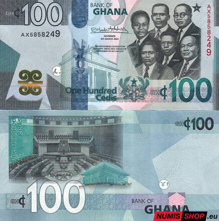Ghana - 100 cedis - 2022 - UNC