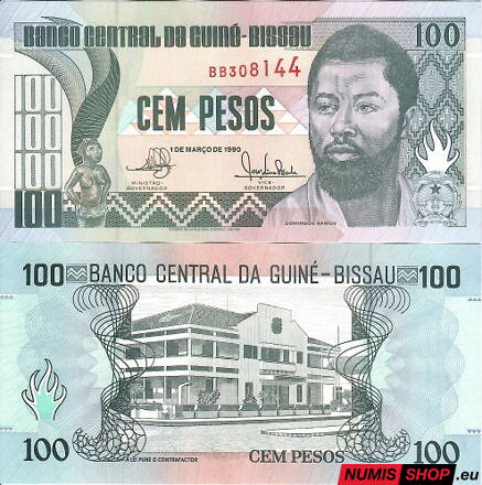 Guinea-Bissau - 100 pesos - 1990