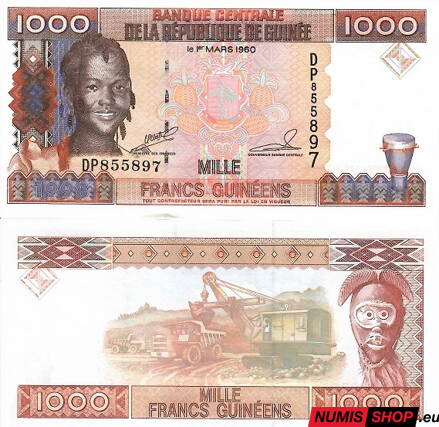 Guinea - 1000 francs - 1998