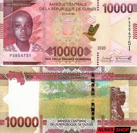 Guinea - 10 000 francs - 2020 - UNC