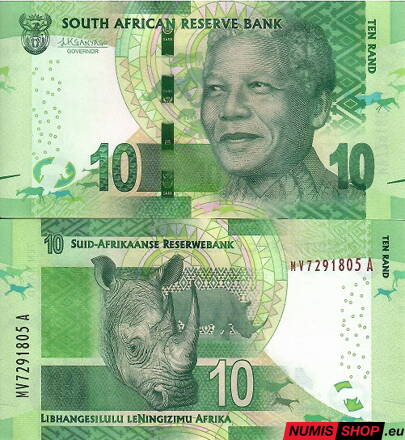 Juhoafrická republika - 10 rands - 2013 - UNC