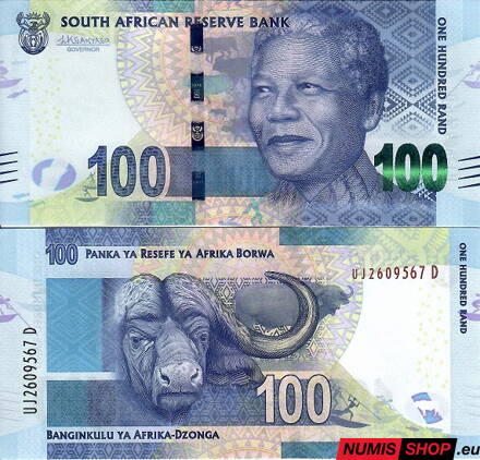 Juhoafrická republika - 100 rands - 2013 - UNC