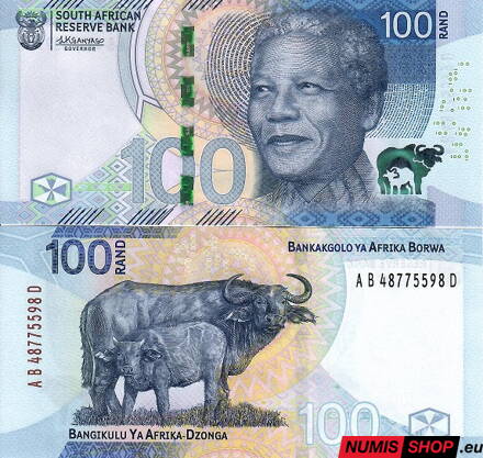 Juhoafrická republika - 100 rands - 2023 - UNC