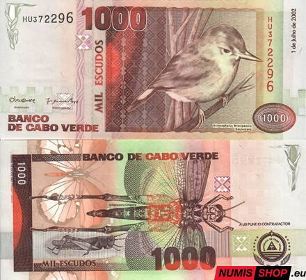 Kapverdy - 1000 escudos - 2002 - UNC