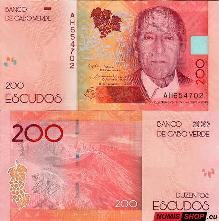 Kapverdy - 200 escudos - 2019 - UNC