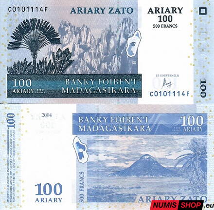 Madagaskar - 100 ariary - 2004 - UNC