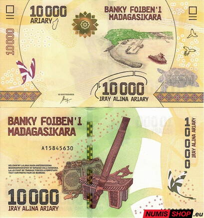 Madagaskar - 10 000 ariary - 2017 - UNC