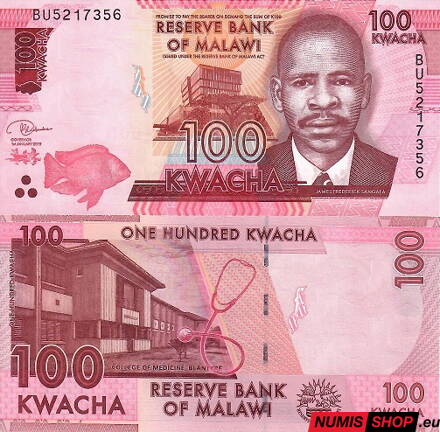 Malawi - 100 kwacha - 2019