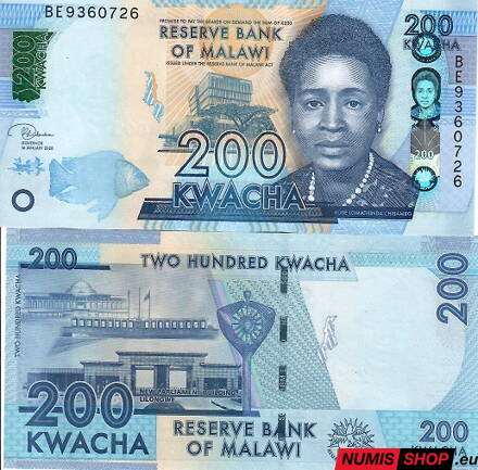 Malawi - 200 kwacha - 2020