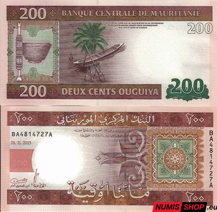 Mauritania - 200 ouguiya - 2013 - UNC