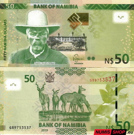 Namíbia - 50 dollars - 2019 - UNC