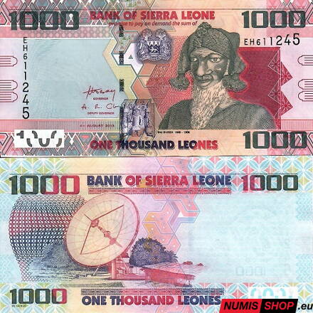Sierra Leone - 1000 leones  - 2013 - UNC
