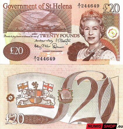 Svätá Helena - 20 pounds - 2012 - UNC