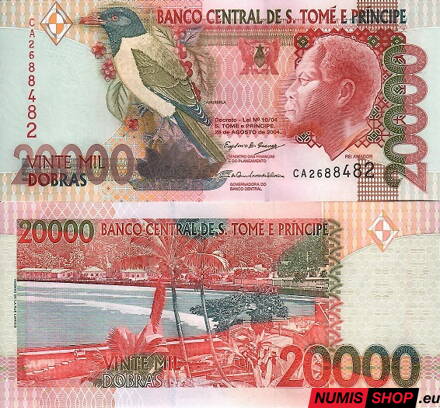 Svätý Tomáš a Princov ostrov - 20 000 dobras - 2004 - UNC