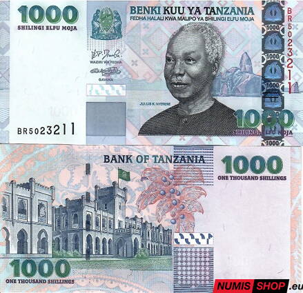 Tanzánia - 1000 shilling - 2006