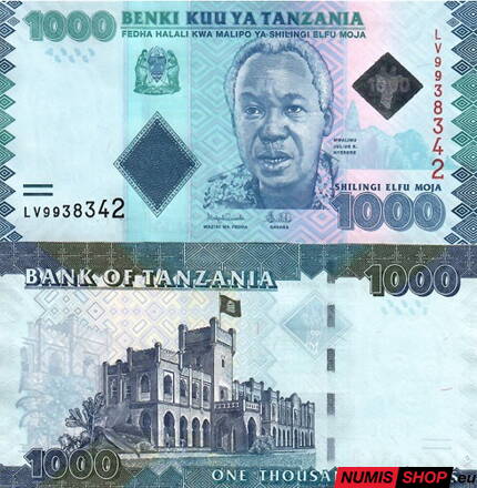Tanzánia - 1000 shilling - 2023 - UNC