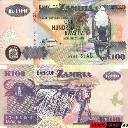 Zambia - 100 kwacha - 2006