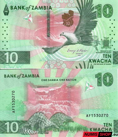 Zambia - 10 kwacha - 2024 - UNC