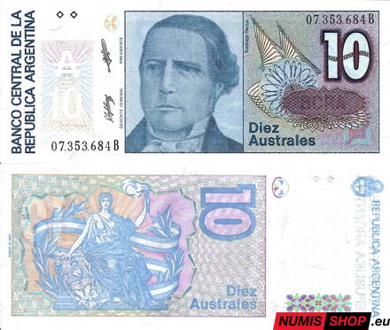 Argentína - 10 australes - 1985 - UNC