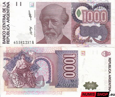 Argentína - 1000 australes - 1988 - UNC