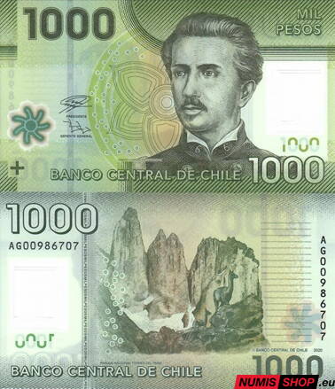 Čile - 1000 pesos - 2020 - UNC - polymer