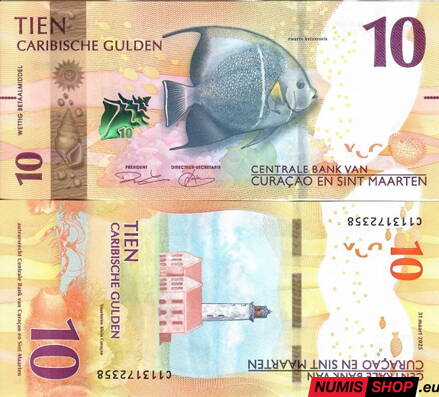 Curacao and Sint Maarten - 10 caribische gulden - 2025 - UNC