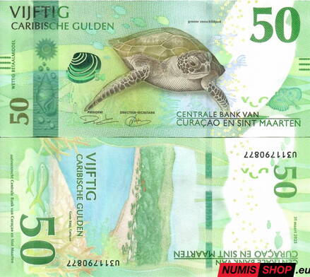 Curacao and Sint Maarten - 50 caribische gulden - 2025 - UNC
