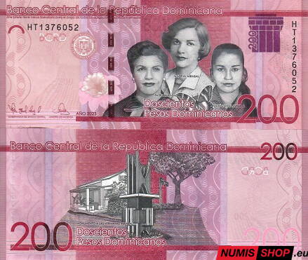 Dominikánska republika - 200 pesos - 2023 - UNC